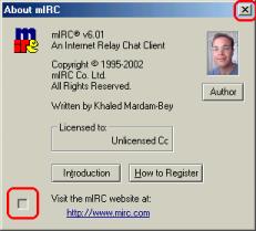 [About mIRC - SCREENSHOT]