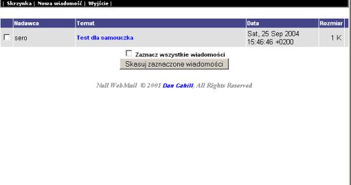 [Skrzynka: sa wiadomosci - SCREENSHOT]