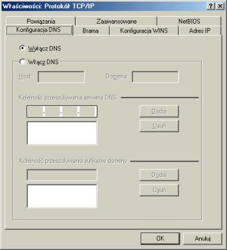 [TCP/IP: Konfiguracja DNS - SCREENSHOT]
